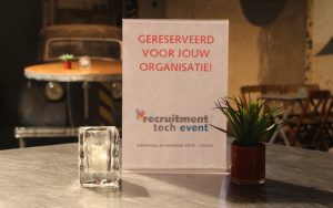 Company Ticket: met jouw team naar het Recruitment Tech Event 2016