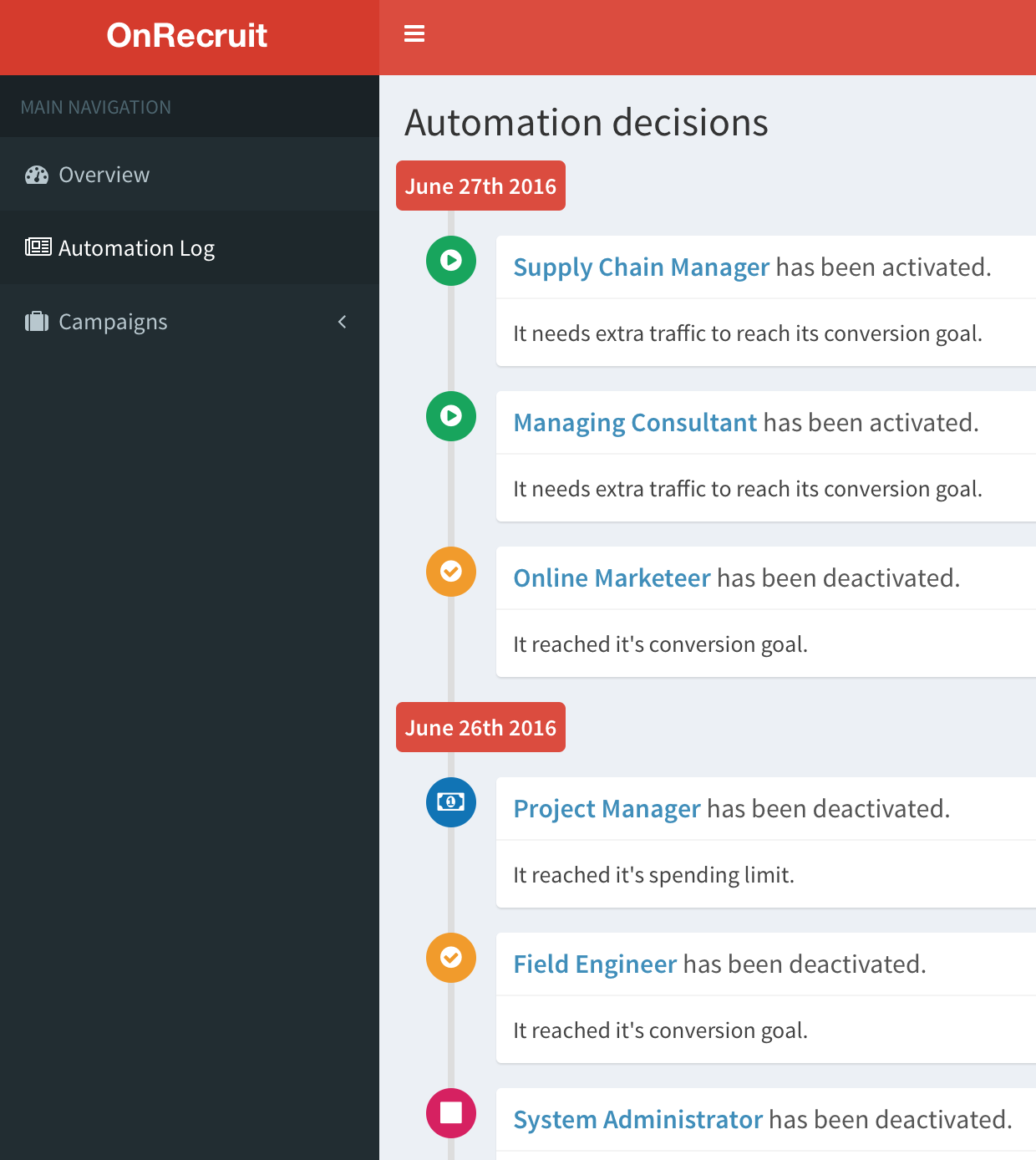 Automatisch het juiste aantal sollicitaties op je vacature(s) (OnRecruit)
