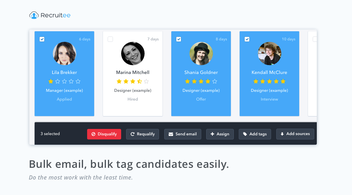 Alles-in-één recruitmentsysteem voor je hele team (Recruitee)