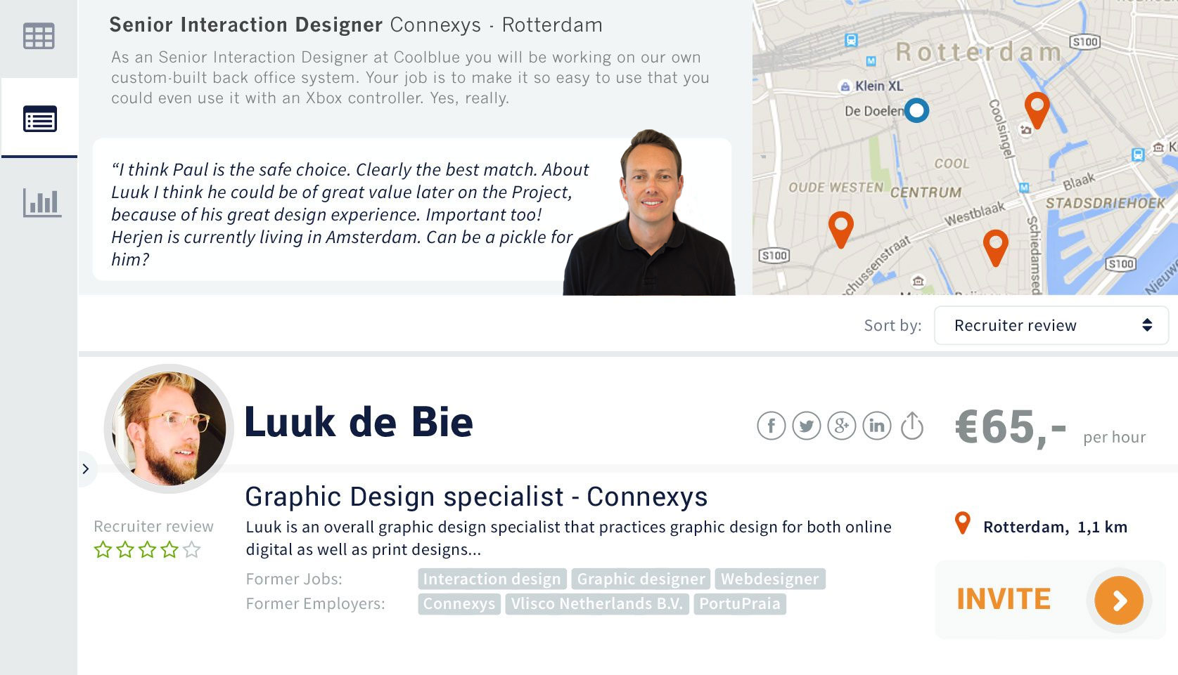 Proposal Portal: optimale samenwerking tussen recruiter en opdrachtgever (Connexys)