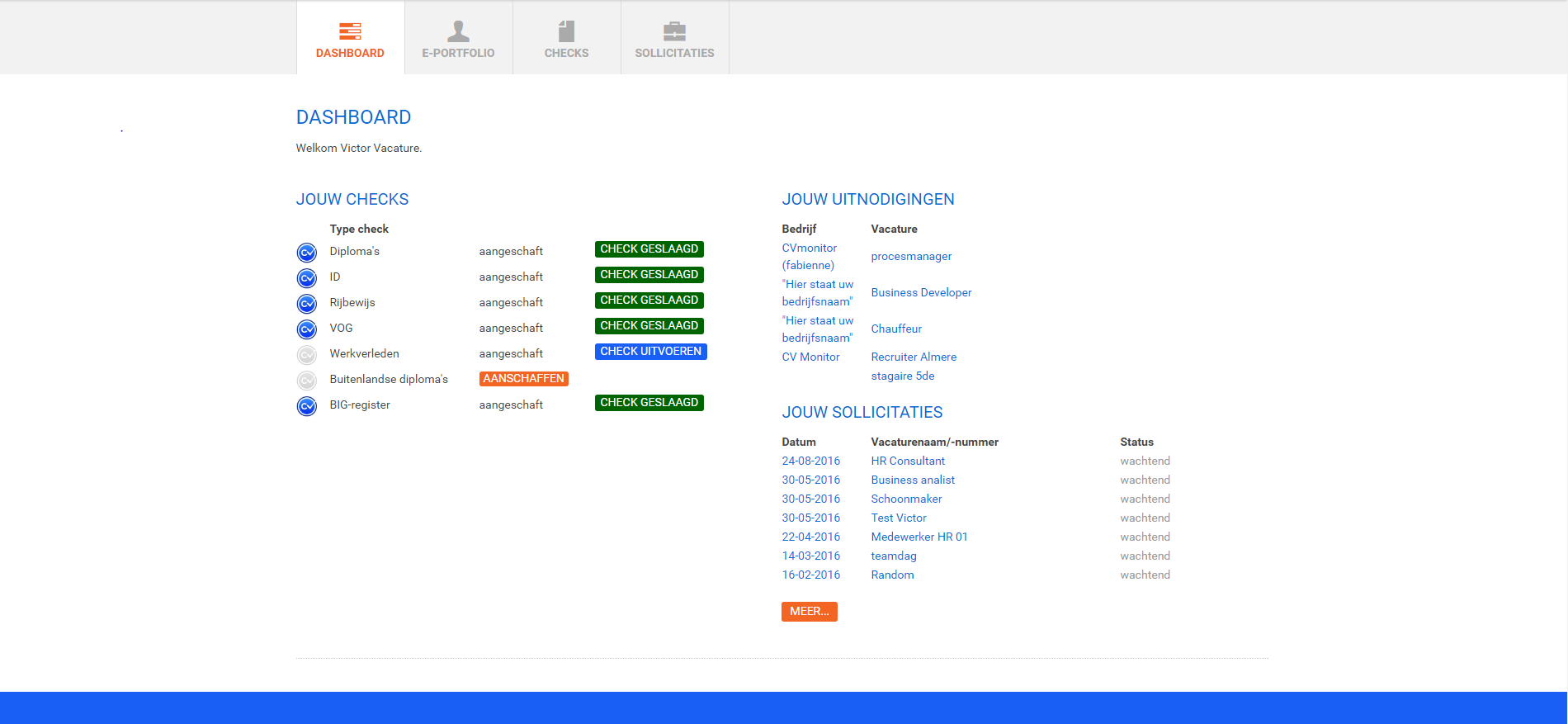 Het volledig digitaal screenen van sollicitanten (CVmonitor)