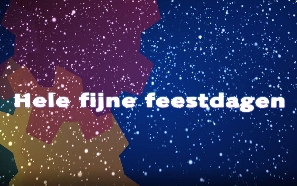 Fijne feestdagen en een gezond en wervingsvol 2017