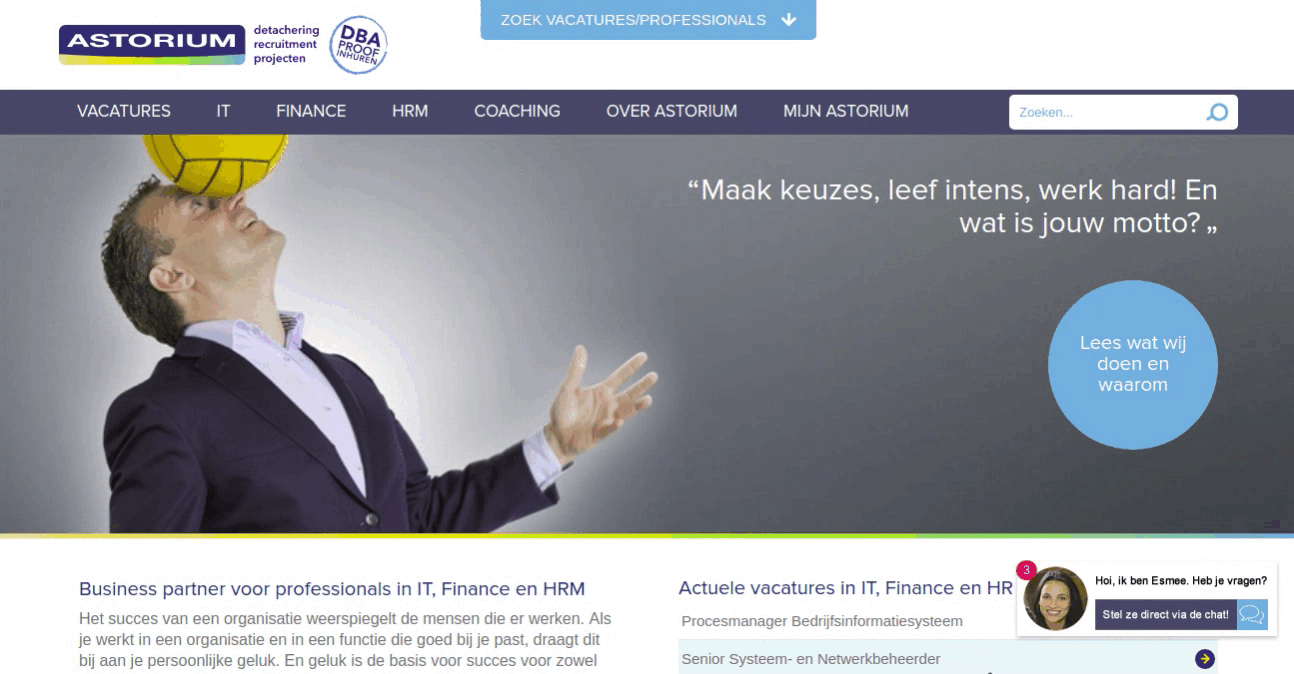 Recruitment chatbot: Engagement met kandidaten, ook buiten kantooruren (Carerix)