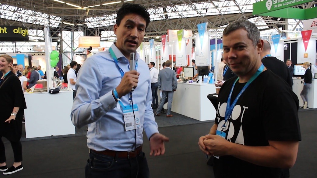 Interview met Alexey Kostarev van Robot Vera op HR Tech World congress 2017