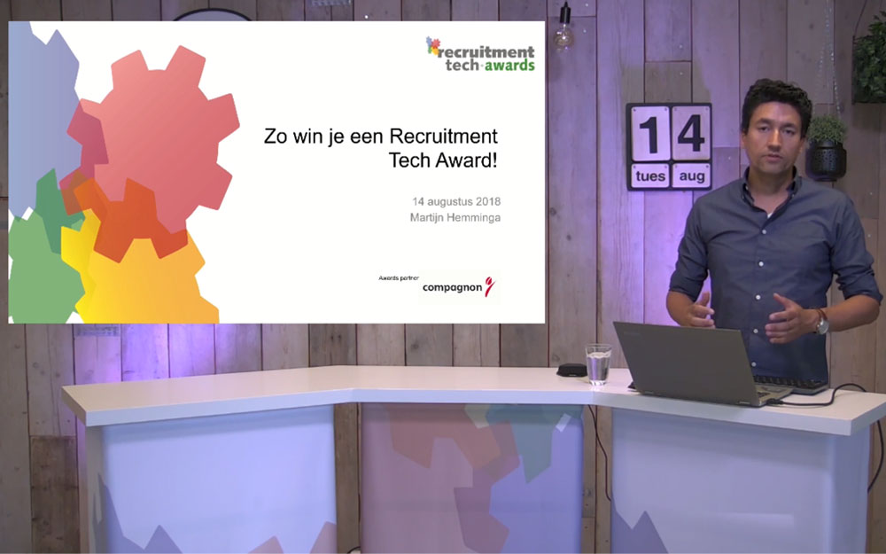 Replay webinar Zo win je een Recruitment Tech Award