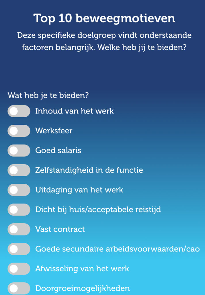 Wil jij zelf job marketing toepassen?