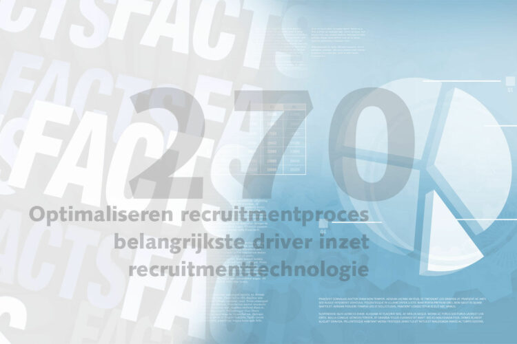Friday Fact: Optimaliseren recruitmentproces belangrijkste driver inzet recruitmenttechnologie