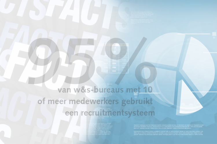 Friday Fact: 95% van w&s-bureaus met 10 of meer medewerkers gebruikt een recruitmentsysteem