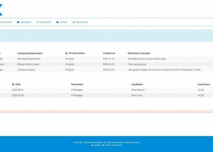 Actonomy en traicie integreren in het Carerix ATS: Geautomatiseerd matchen op hard en soft skills