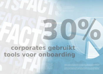 Friday Fact: 30% van de corporates maakt gebruik van tooling voor onboarding