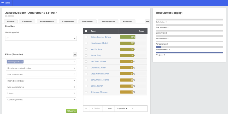 Geautomatiseerd kandidaten selecteren op basis van soft- en hard skills! (Ubeeo)