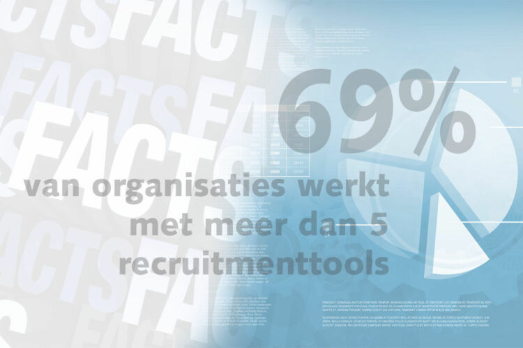 Friday Fact: 69% van organisaties werkt met meer dan 5 recruitmenttools