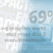 Friday Fact: 69% van organisaties werkt met meer dan 5 recruitmenttools