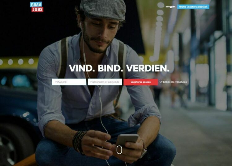 Job App met beloningssysteem voor werkzoekenden in Crypto (Grabjobs)