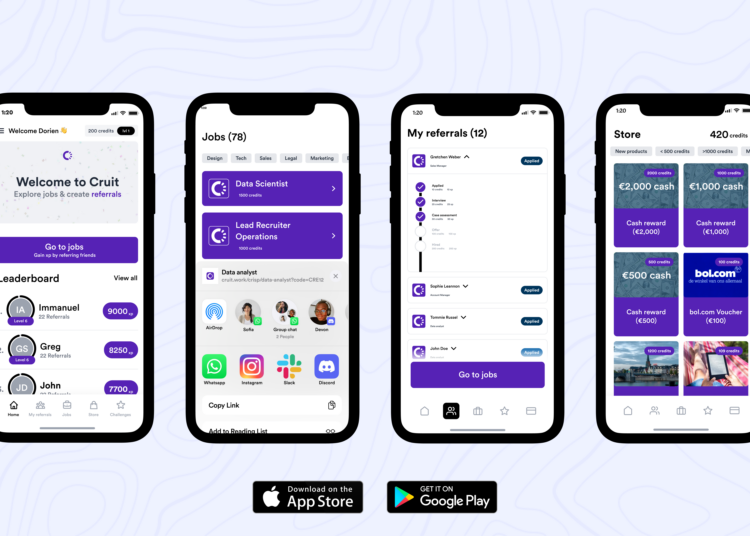 Inzending: Referral hire software (Cruit)