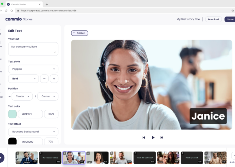 Inzending: Video-Editor voor Recruitment (Cammio Video Recruitment Experts)