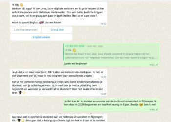 Inzending: Maak kennis met Jess, de eerste digitale Talent Manager! (Jopp)