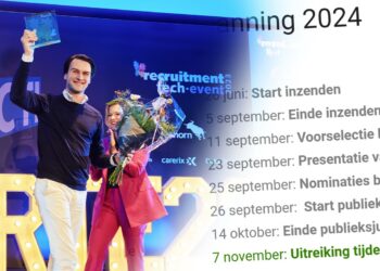 Dit is de planning voor de jubileum-editie Recruitment Tech Awards in 2024
