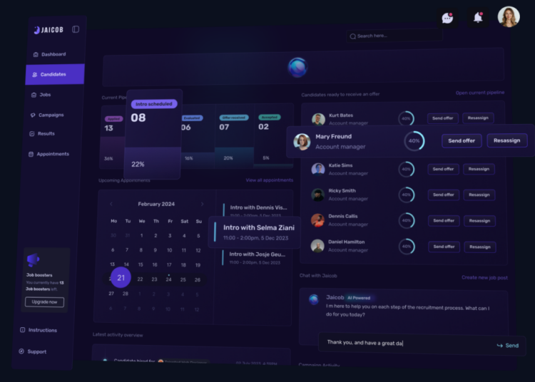 's werelds eerste ATS volledig op basis van AI (Jaicob)