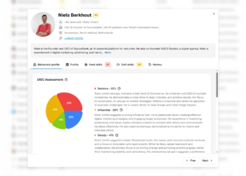 Inzending Awards: AI-sourcing assistant voor recruiters (SourceGeek)