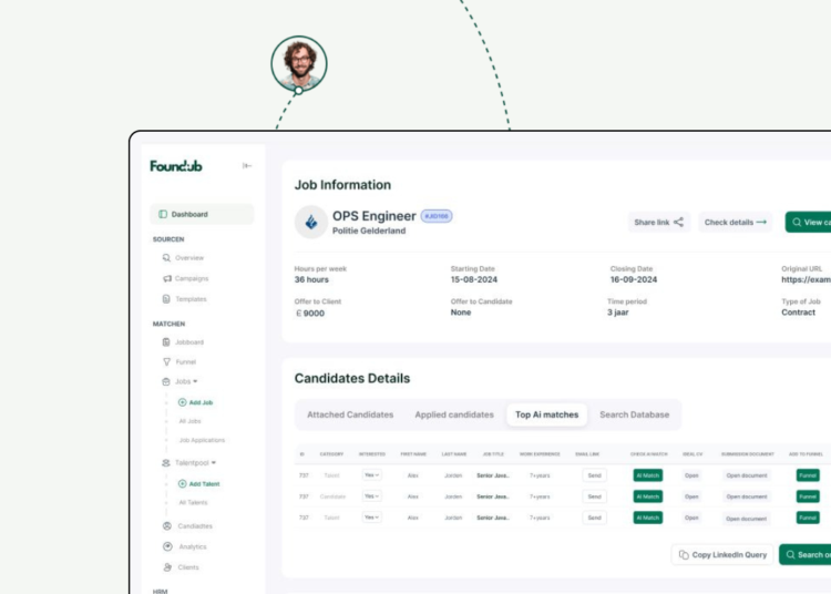 Inzending Awards: AI Recruitment Automatiseringstool (Foundub)