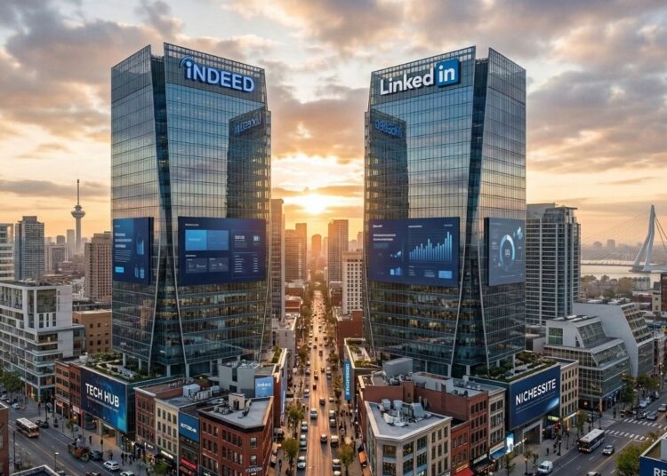 Indeed en LinkedIn ook in 2025 dominant in jobboard top 15