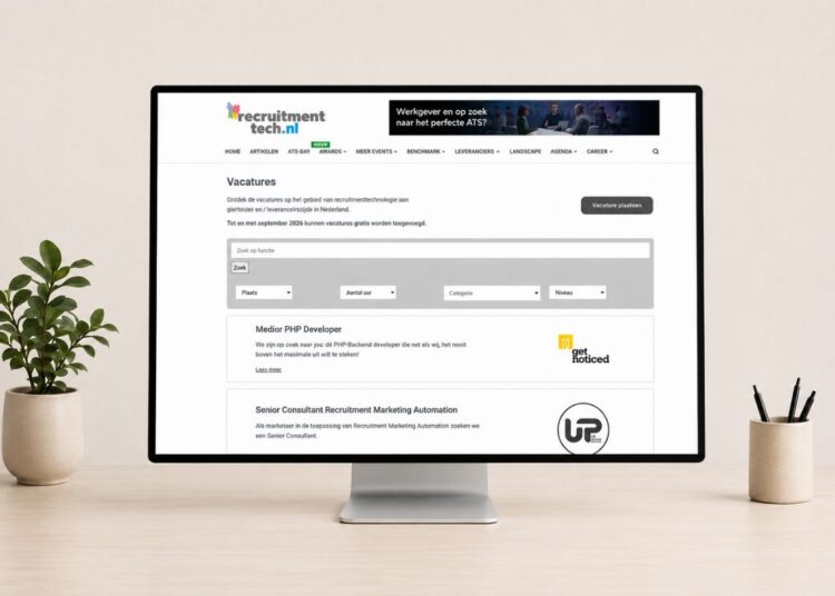 Plaats vacatures over recruitmenttechnologie op Recruitmenttech.nl