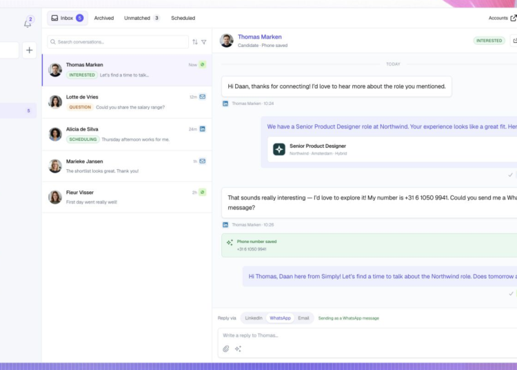 Inzending Awards: AI-native ATS voor recruitmentbureaus (Simply)