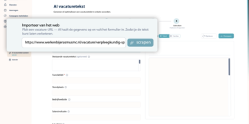Inzending Awards: TAP (Talent Acquisitie Platform)-één regieomgeving voor Talent Acquisition (Adver-Online)