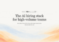 Inzending Awards: De AI hiring stack voor high-volume teams (Talio)