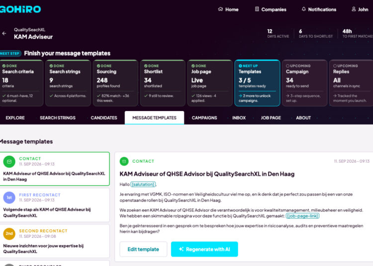 Inzending Awards: GOHiRO Talent Activation Platform (GOHiRO)