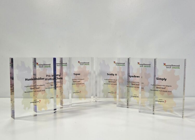 Dit zijn de zes genomineerden voor de Recruitment Tech Awards 2026